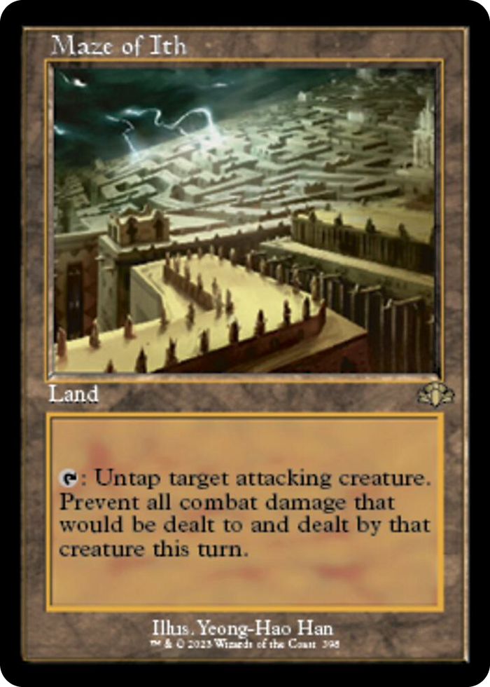 Maze of Ith (Retro Frame) #398 R - Dominaria Remastered Pokemon card