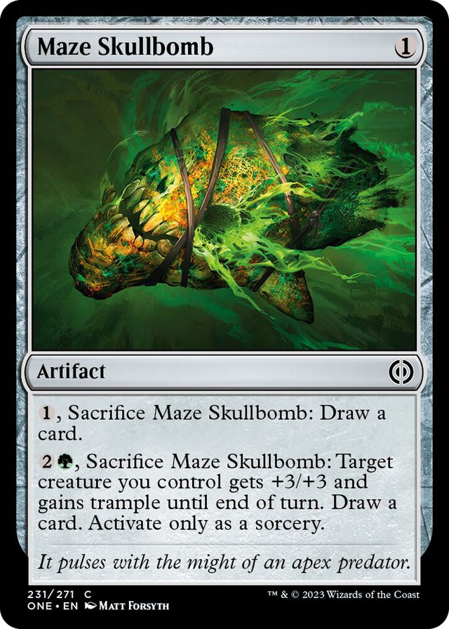 0231 Maze Skullbomb C Phyrexia: All Will Be One