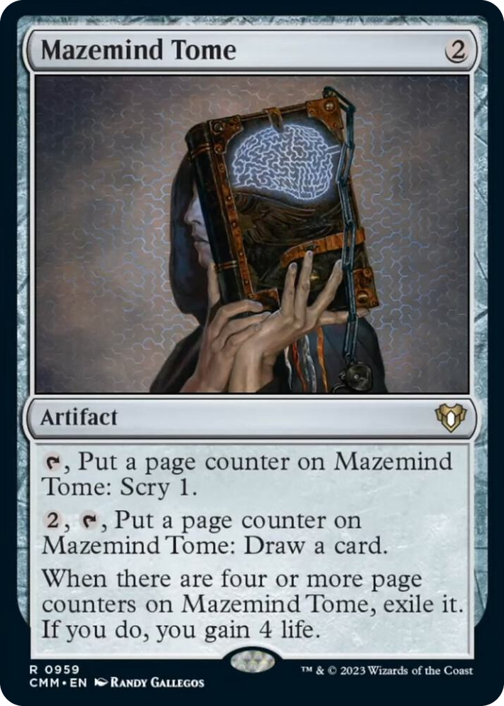 0959 Mazemind Tome R Commander Masters