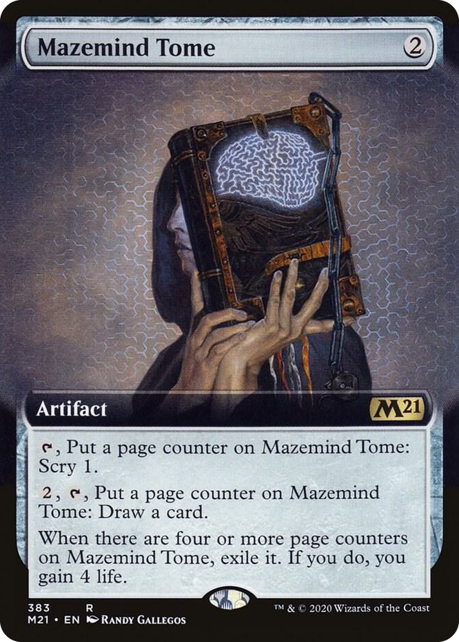 0383 Mazemind Tome (Extended Art) R Core Set 2021