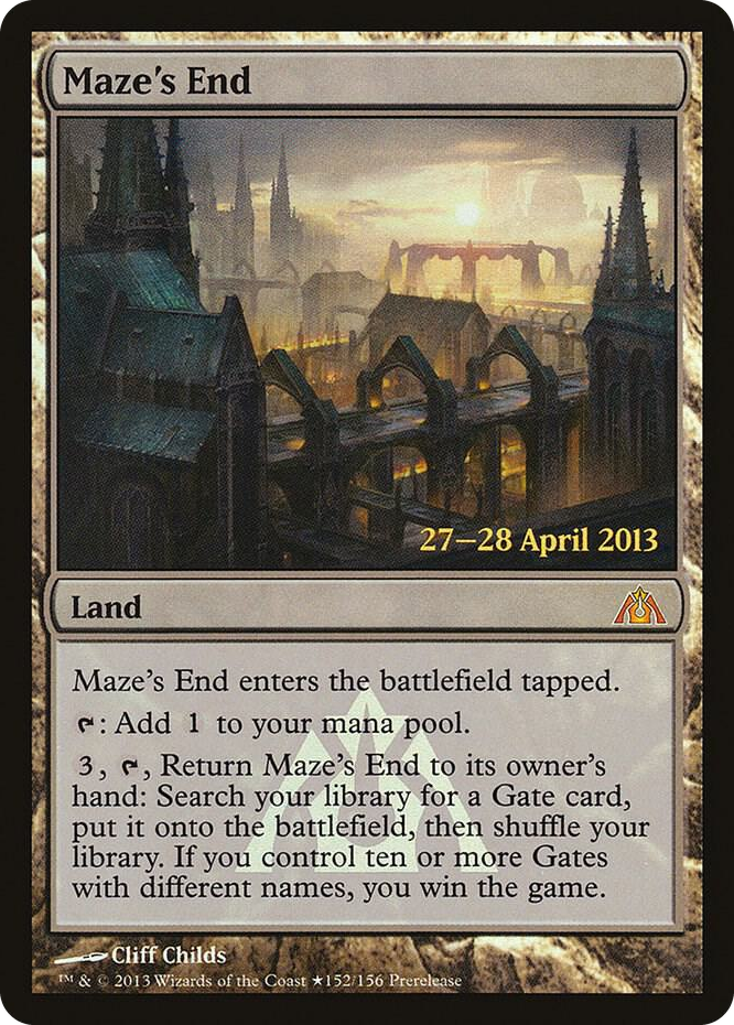 Maze's End #152 M - Prerelease Cards Pokemon card