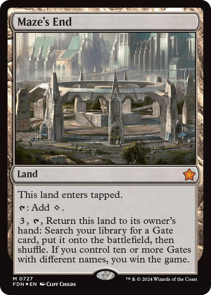 0727 Maze's End M Foundations