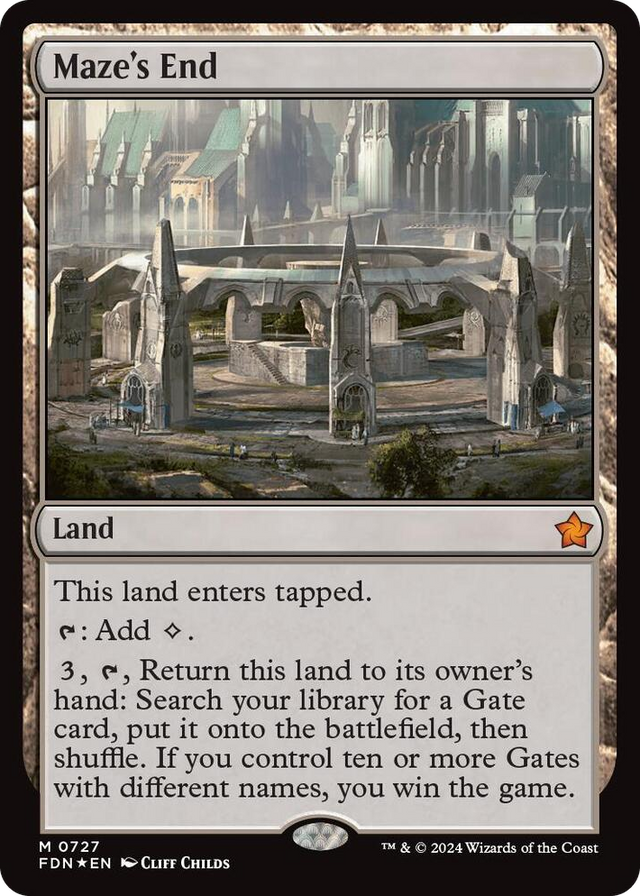 0727 Maze's End M Foundations