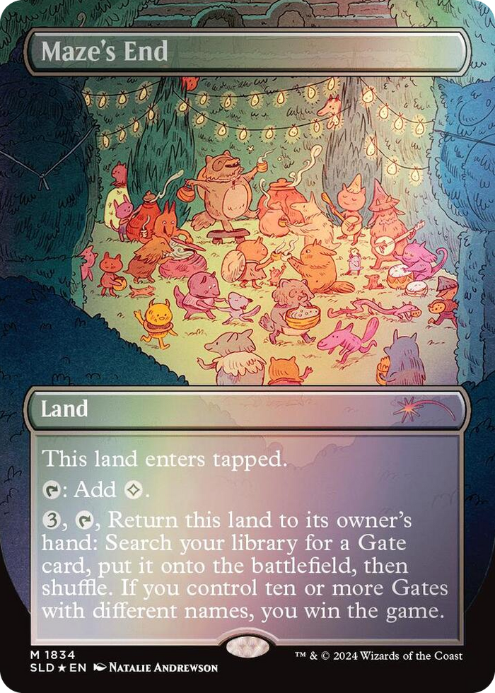 Maze's End (Rainbow Foil) #1834 M - Secret Lair Drop Series Pokemon card