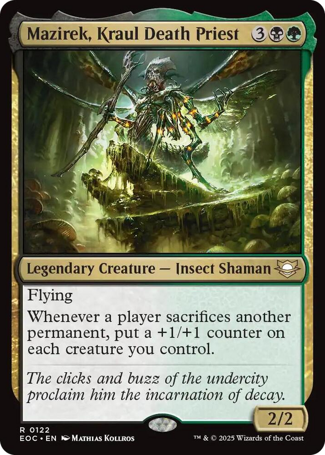 0122 Mazirek, Kraul Death Priest R Commander: Edge of Eternities
