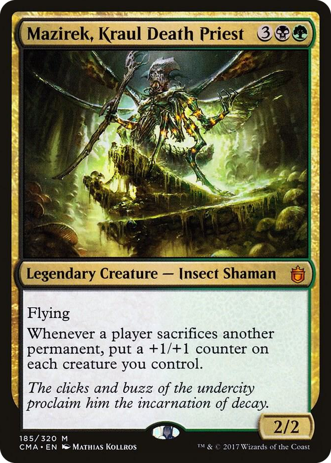 Mazirek, Kraul Death Priest #185 M - Commander Anthology Pokemon card
