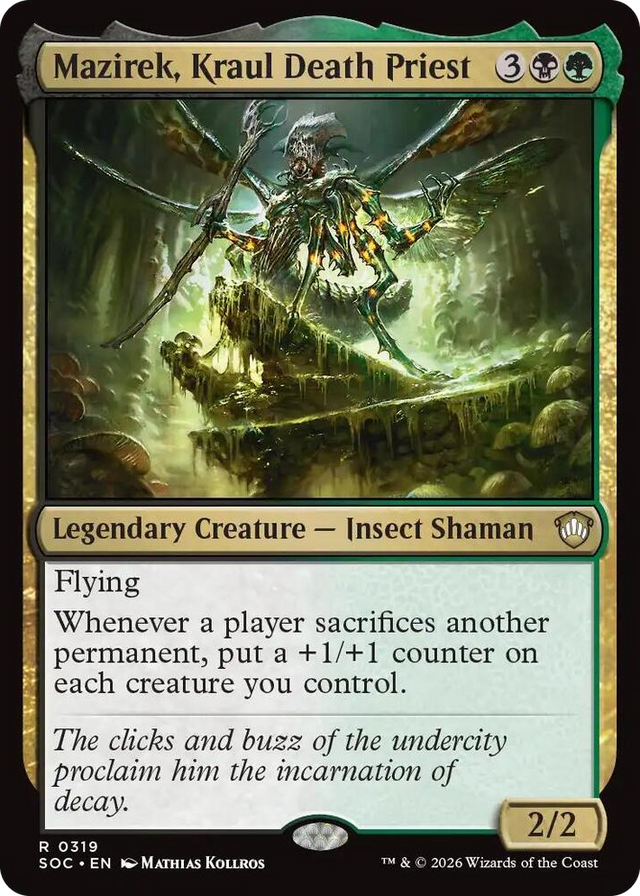0319 Mazirek, Kraul Death Priest R Commander: Secrets of Strixhaven