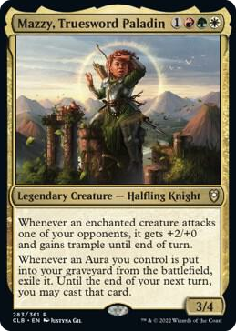 0283 Mazzy, Truesword Paladin R Commander Legends: Battle for Baldur's Gate