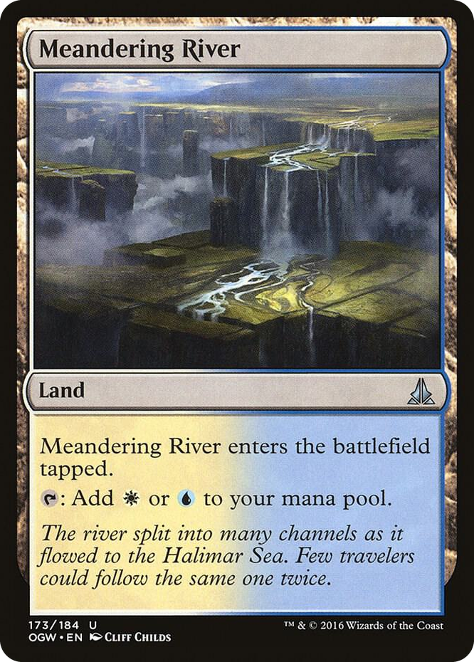 Meandering River #173 U - Oath of the Gatewatch Pokemon card