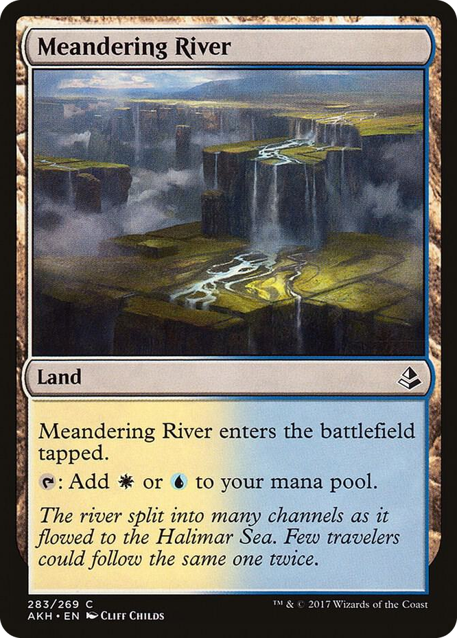 Meandering River #283 C - Amonkhet Pokemon card