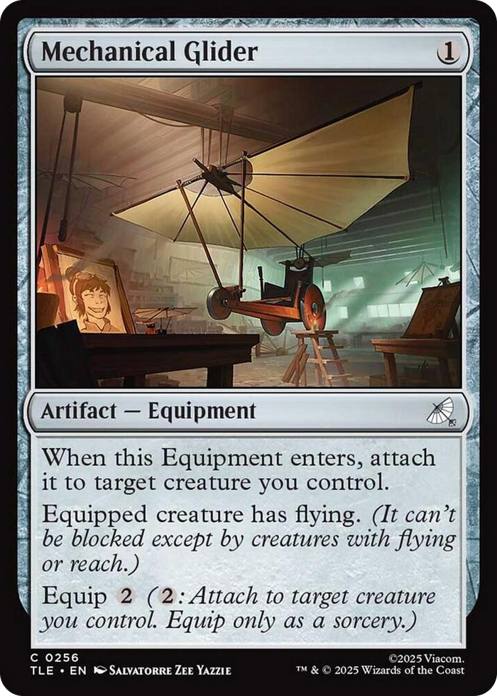 Mechanical Glider #256 C - The Last Airbender: Eternal-Legal Pokemon card