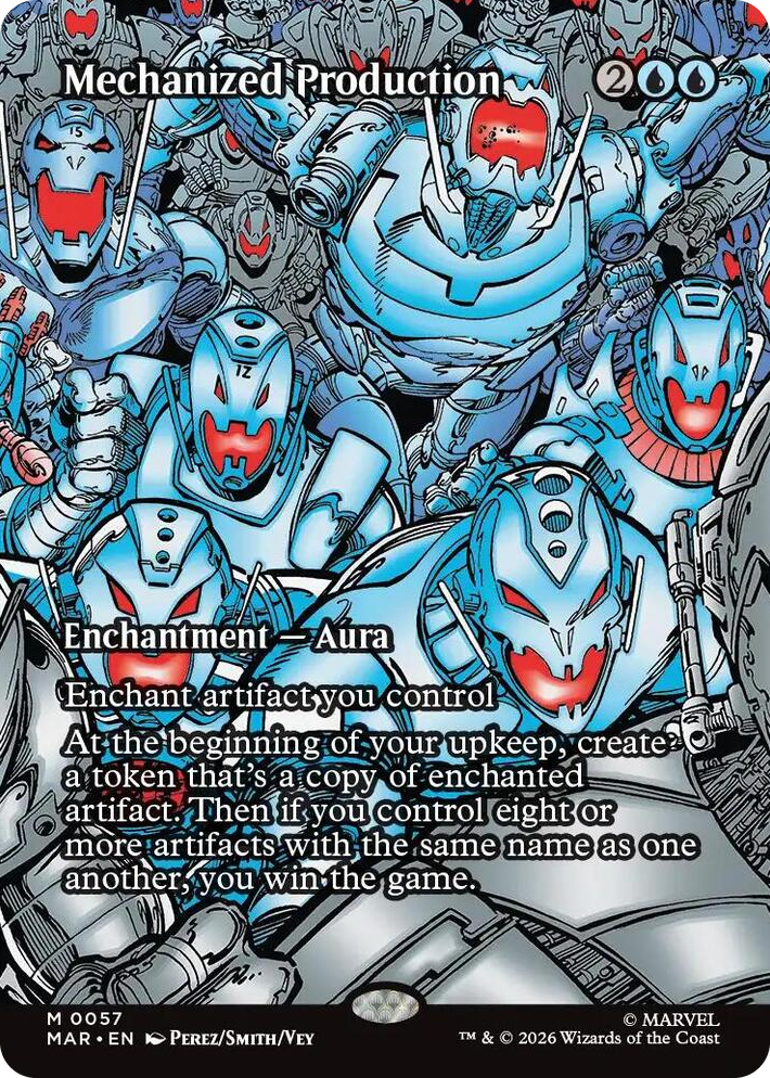0057 Mechanized Production (Borderless) M Marvel Universe Eternal-Legal