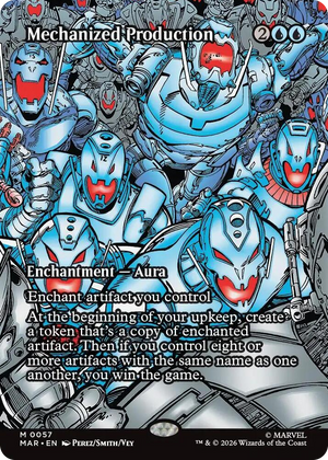 0057 Mechanized Production (Borderless) M Marvel Universe Eternal-Legal
