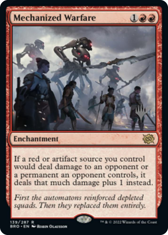 0139 Mechanized Warfare R Promo Pack: The Brothers' War