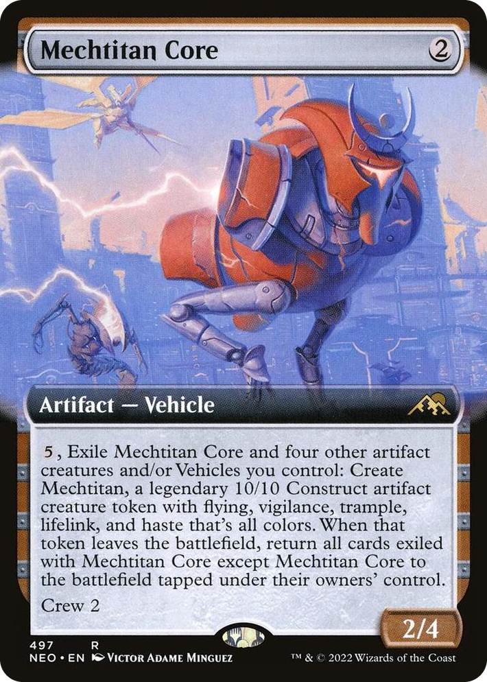 0497 Mechtitan Core (Extended Art) R Kamigawa: Neon Dynasty