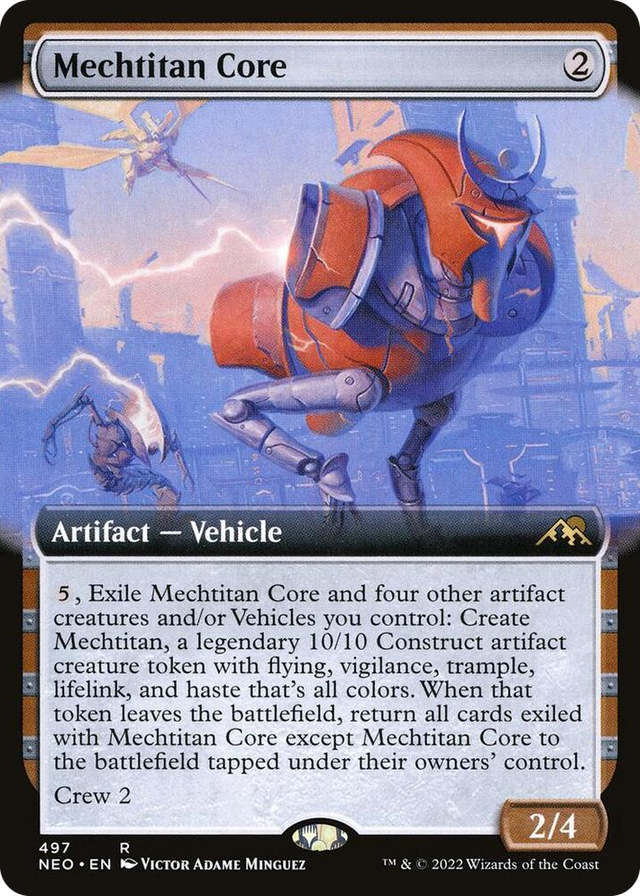 0497 Mechtitan Core (Extended Art) R Kamigawa: Neon Dynasty