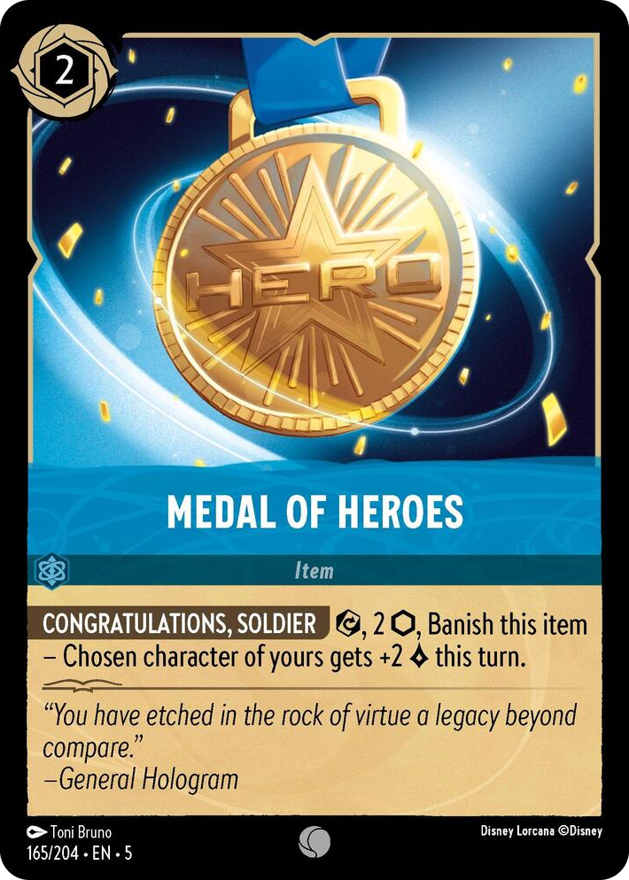 0165 Medal of Heroes Common Shimmering Skies