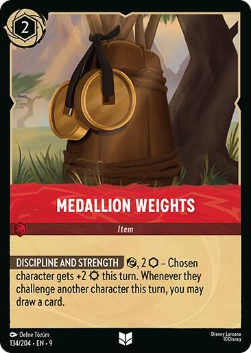 0134 Medallion Weights Uncommon Fabled