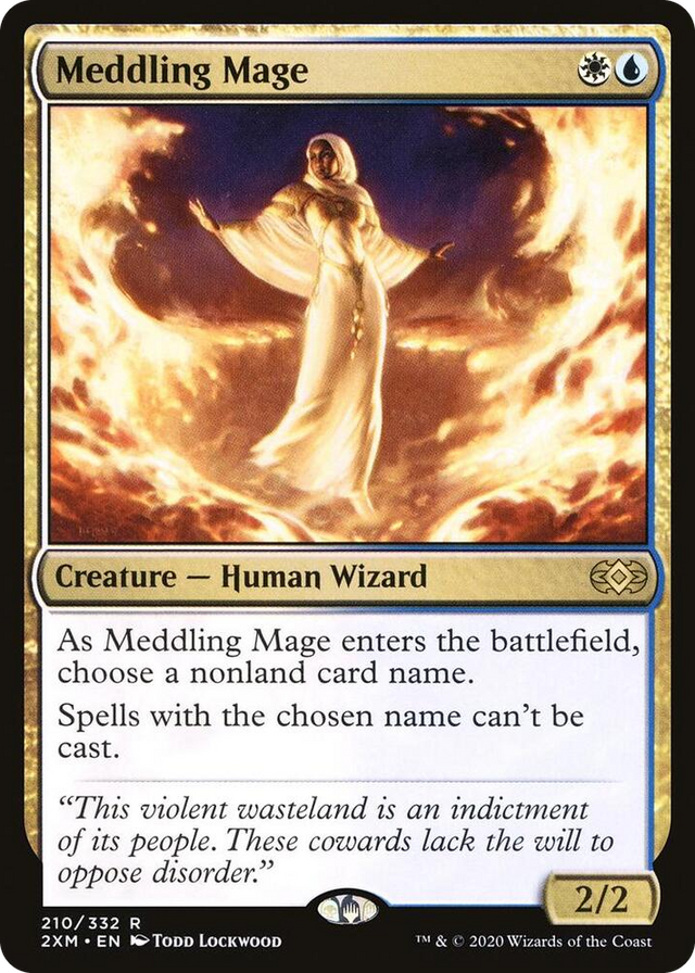 0210 Meddling Mage R Double Masters