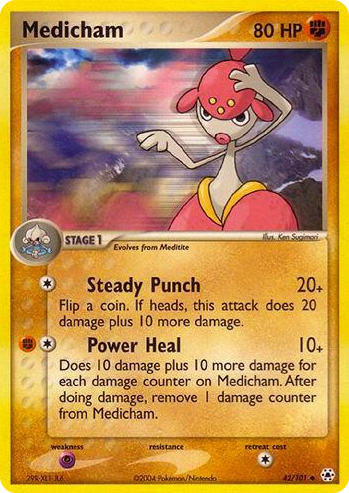 0042 Medicham Uncommon EX Battle Stadium