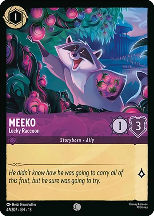 0047 Meeko - Lucky Raccoon Common Attack of the Vine!