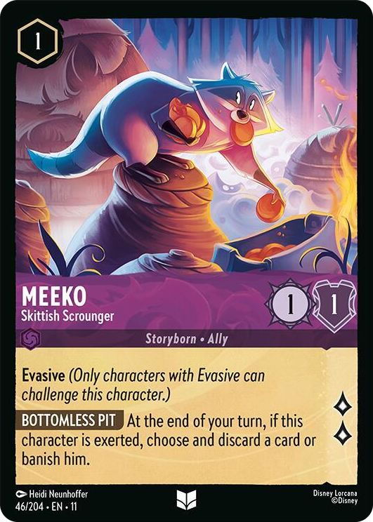 0046 Meeko - Skittish Scrounger Uncommon Winterspell