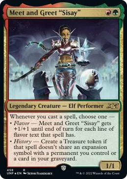 0458 Meet and Greet "Sisay" (Galaxy Foil) R Unfinity