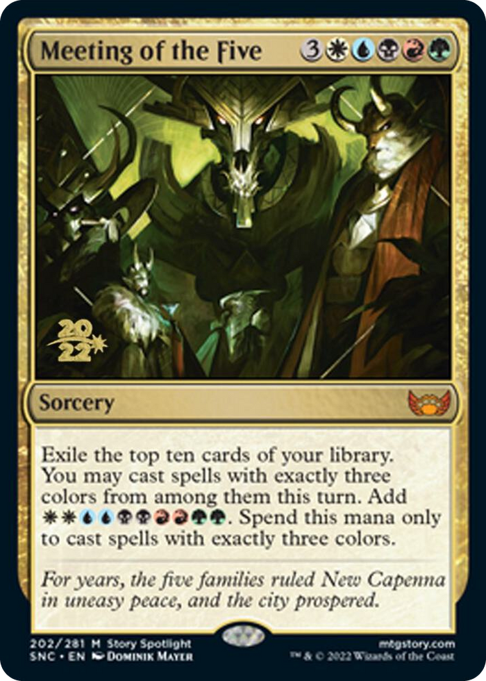 Meeting of the Five #202 M - Prerelease Cards Pokemon card