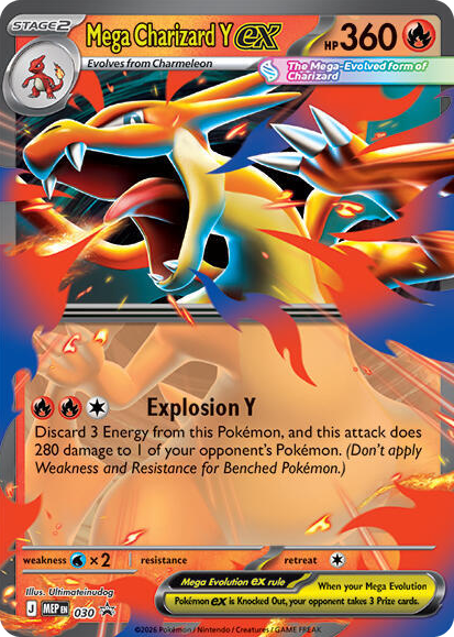 0030 Mega Charizard Y ex - 030 Promo Mega Evolution Promo