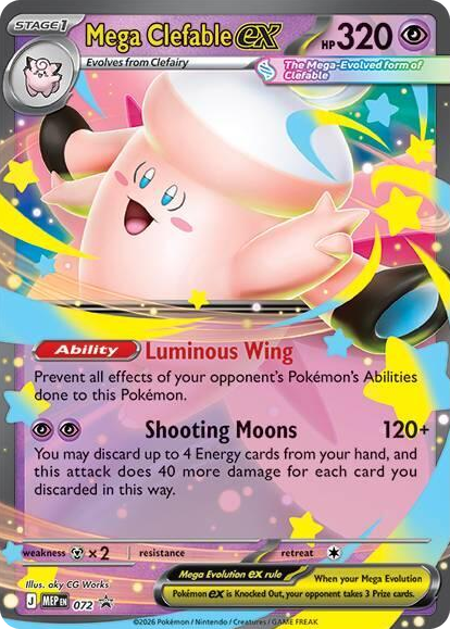 0072 Mega Clefable ex - 072 Promo Mega Evolution Promo