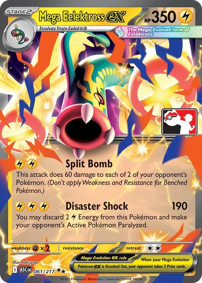 0061 Mega Eelektross ex Double Rare Prize Pack Series Cards