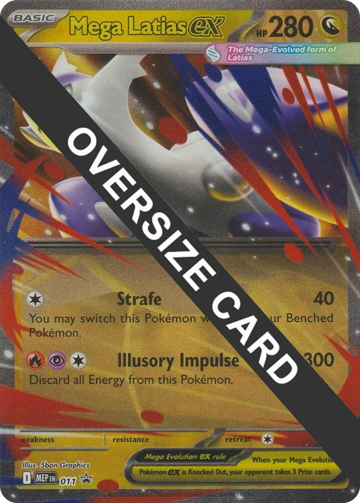 0011 Mega Latias ex - 011 Promo Jumbo Cards