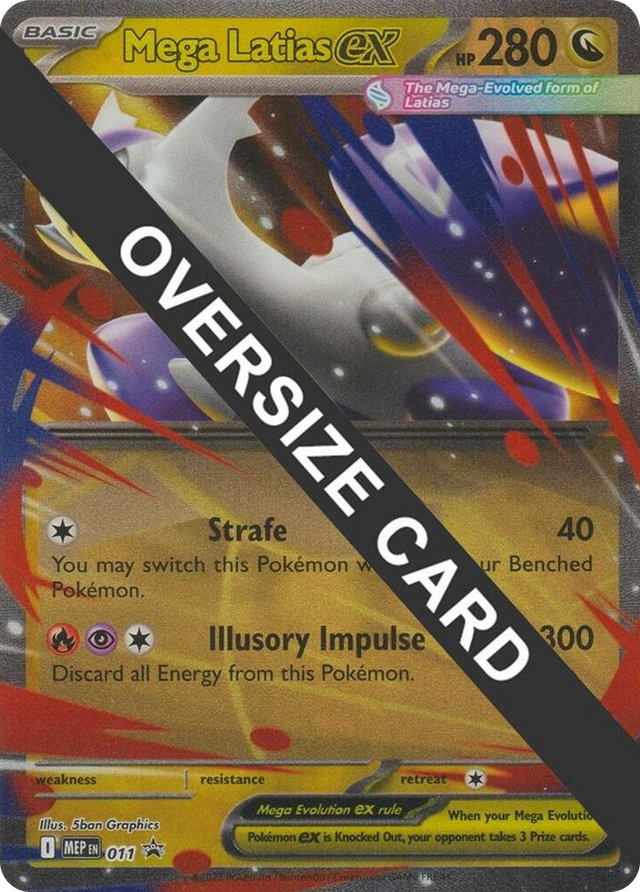 0011 Mega Latias ex - 011 Promo Jumbo Cards