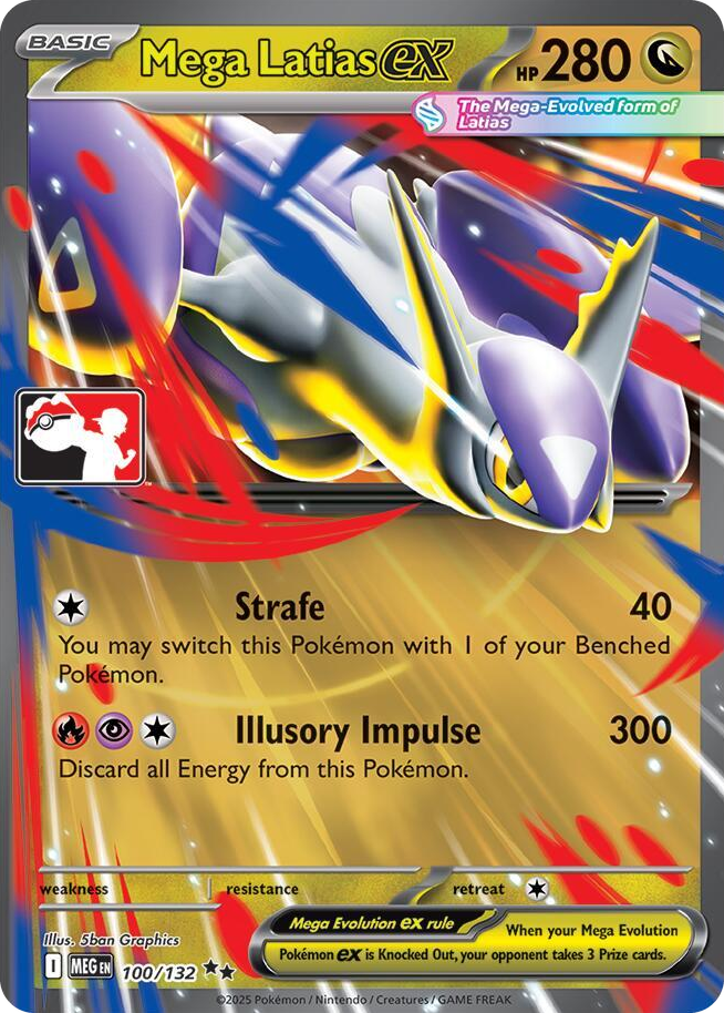 0100 Mega Latias ex Double Rare Prize Pack Series Cards