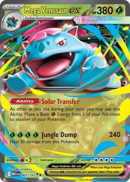 0003 Mega Venusaur ex Double Rare Mega Evolution