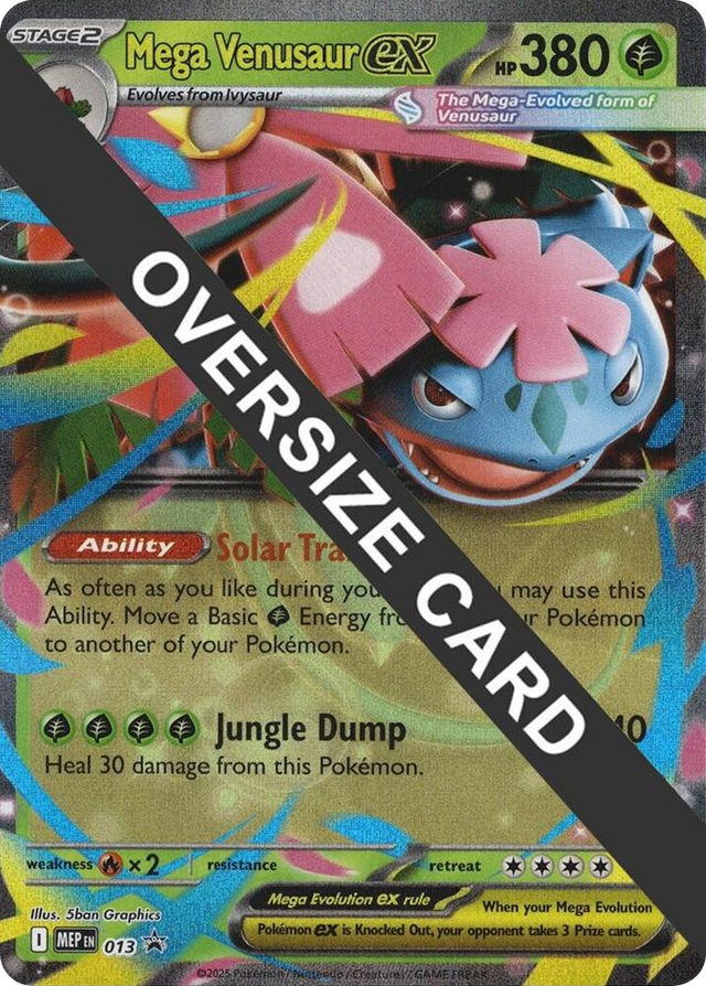 0013 Mega Venusaur ex - 013 Promo Jumbo Cards