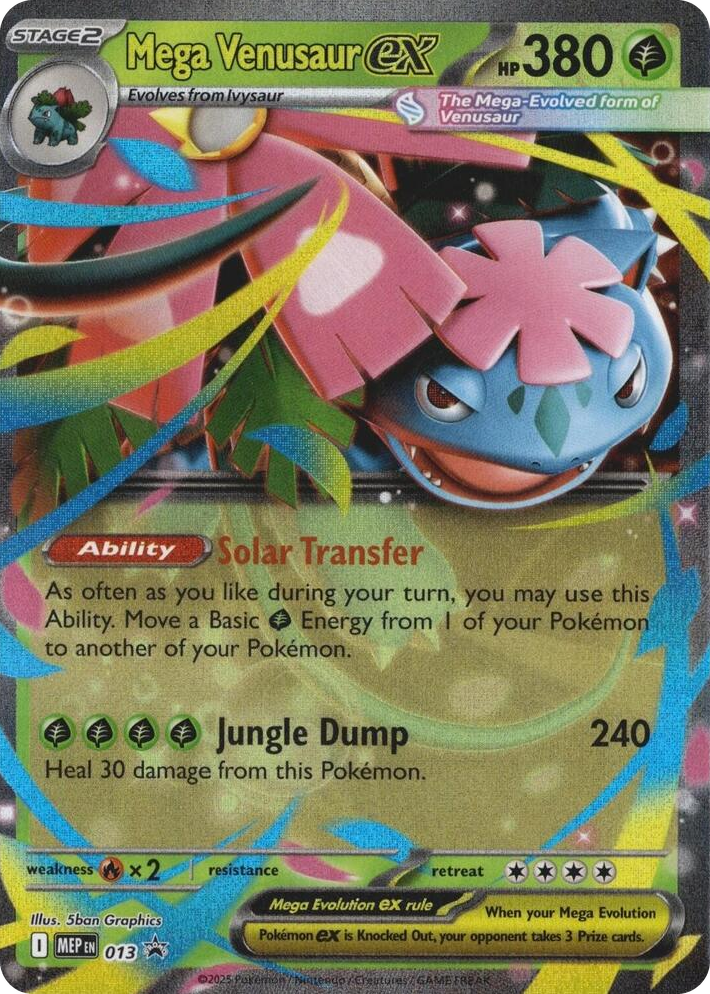 0013 Mega Venusaur ex - 013 Promo Mega Evolution Promo