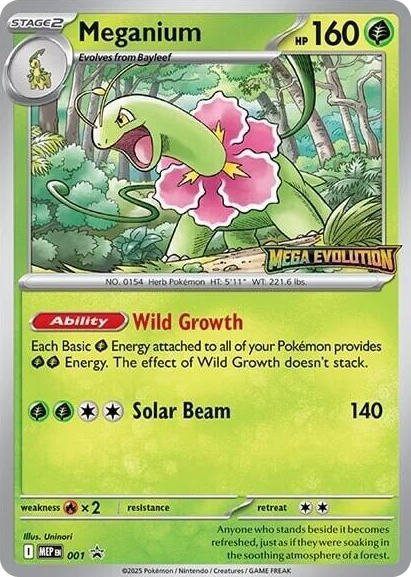 0001 Meganium - 001 Promo Mega Evolution Promo