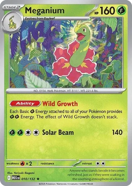 0010 Meganium Rare Mega Evolution