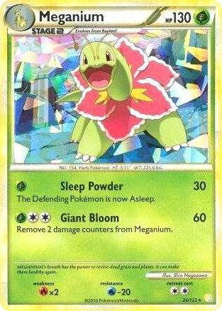 Meganium - 26/123 (Cracked Ice Holo) #26 Holo Rare - Deck Exclusives Pokemon card