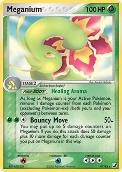 0009 Meganium - 9/115 (EX Unseen Forces) Rare Deck Exclusives