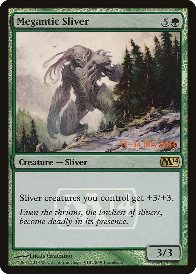 Megantic Sliver #185 P - Prerelease Cards Pokemon card