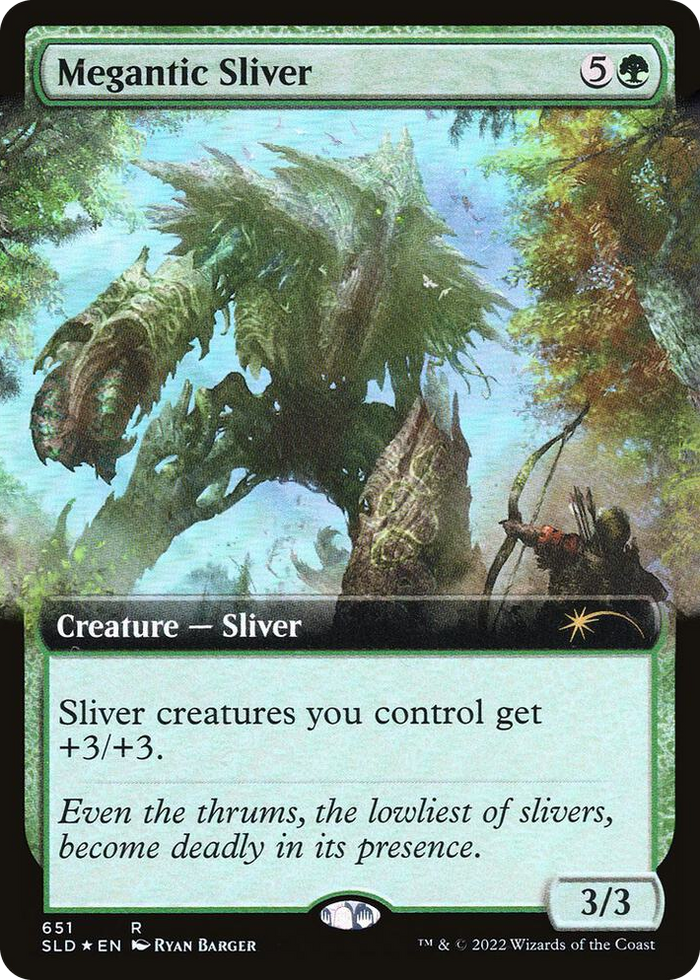 Megantic Sliver (Extended Art) #651 R - Secret Lair Drop Series Pokemon card