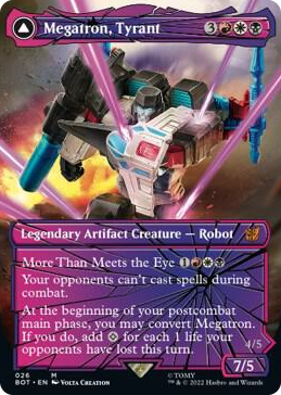 0026 Megatron, Tyrant (Shattered Glass) M Universes Beyond: Transformers
