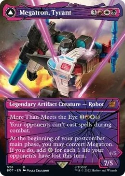0026 Megatron, Tyrant (Shattered Glass) M Universes Beyond: Transformers