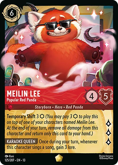 0125 Meilin Lee - Popular Red Panda Legendary Attack of the Vine!
