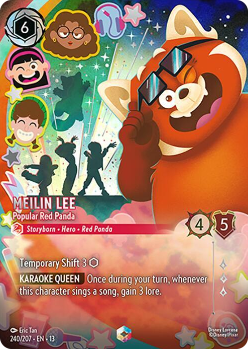 0240 Meilin Lee - Popular Red Panda (Enchanted) Enchanted Attack of the Vine!