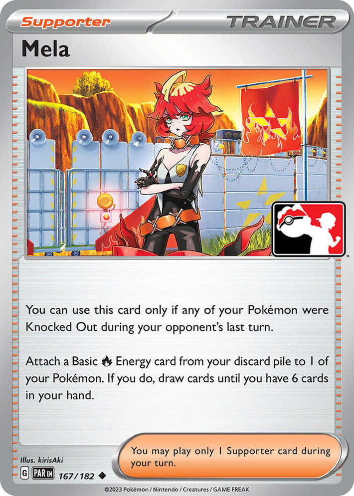0167 Mela Uncommon Prize Pack Series Cards