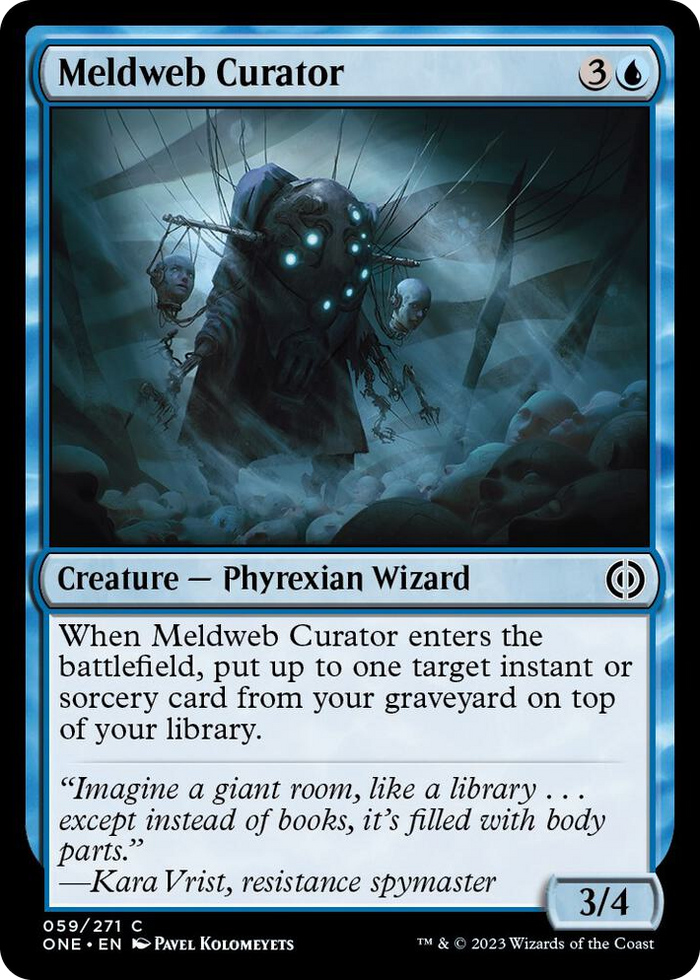 Meldweb Curator #59 C - Phyrexia: All Will Be One Pokemon card