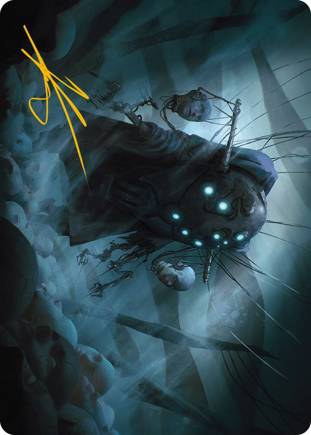 0016 Meldweb Curator Art Card (Gold-Stamped Signature) S Art Series: Phyrexia: All Will Be One